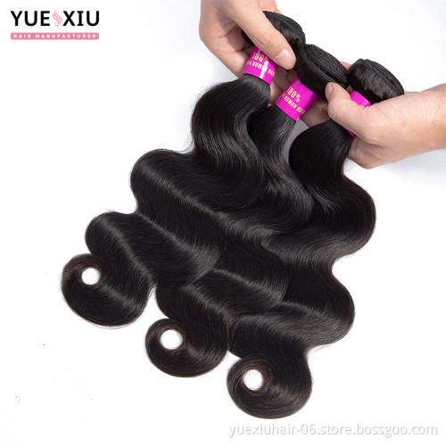 Remy hair 100 human hair 1 pcs body wave bundles mink  raw hair bundles vendors